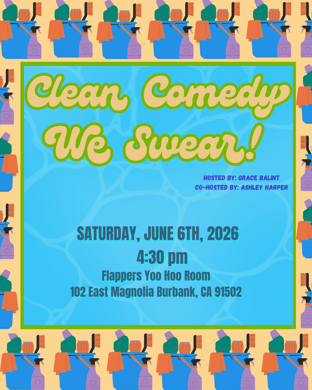 Clean Comedy We Swear at Flappers