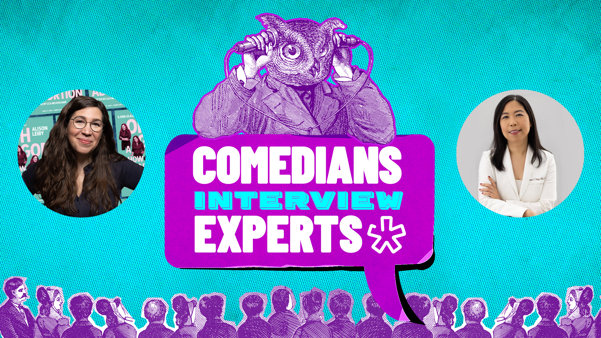 Comedians Interview Experts at Caveat