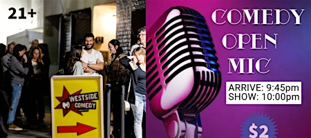 Tuesday Open Mic at M.i.'s Westside Comedy Theater