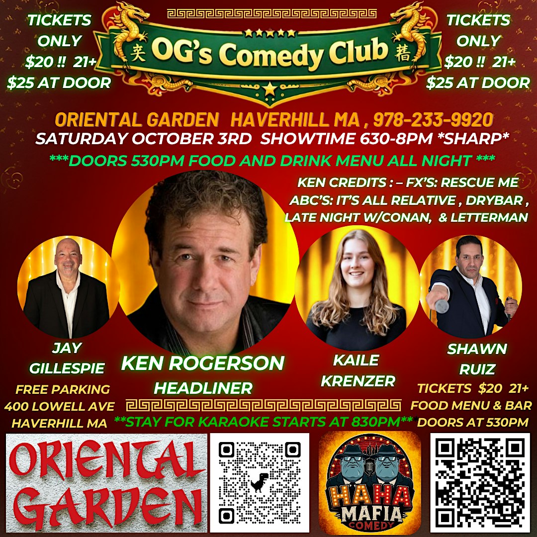 OG's Comedy Dinner Show at OG's Comedy Club