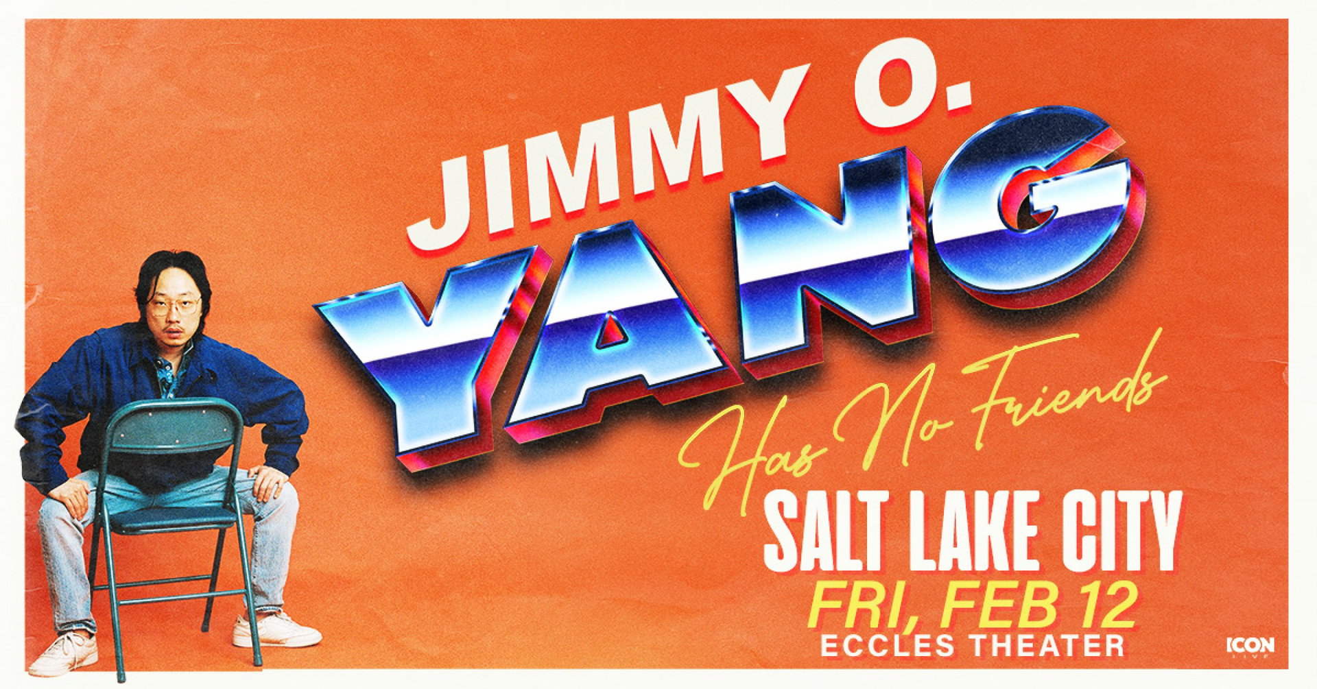 Jimmy O. Yang at Eccles Theater