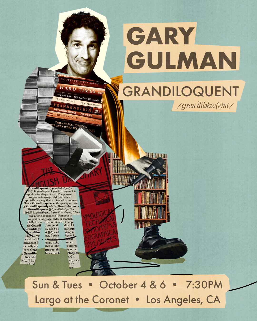 Gary Gulman: Grandiloquent at Largo at the Coronet