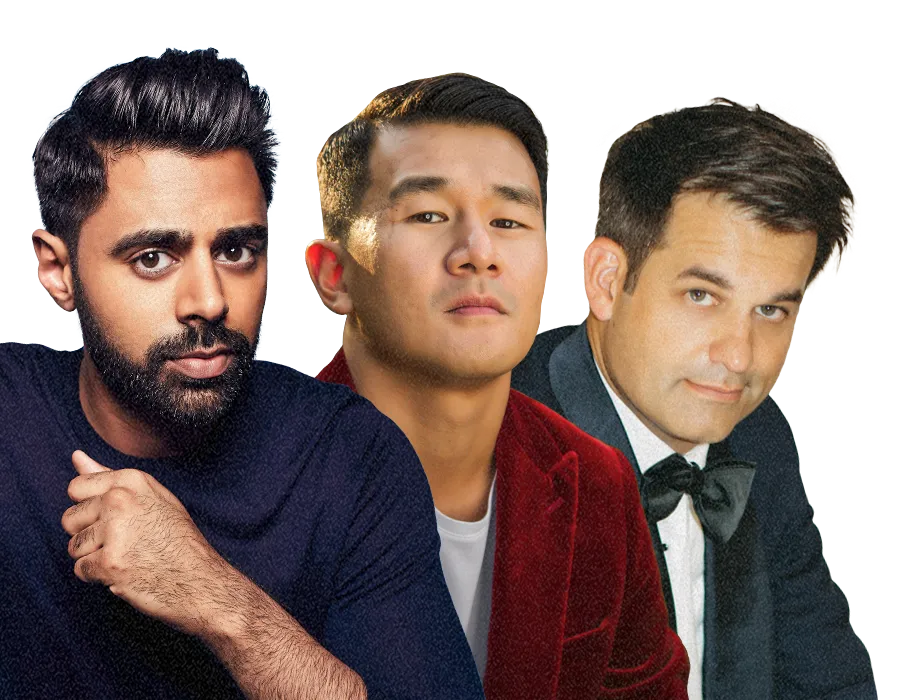 Hasan Minhaj, Ronny Chieng, Michael Kosta at Great Outdoors Comedy Festival