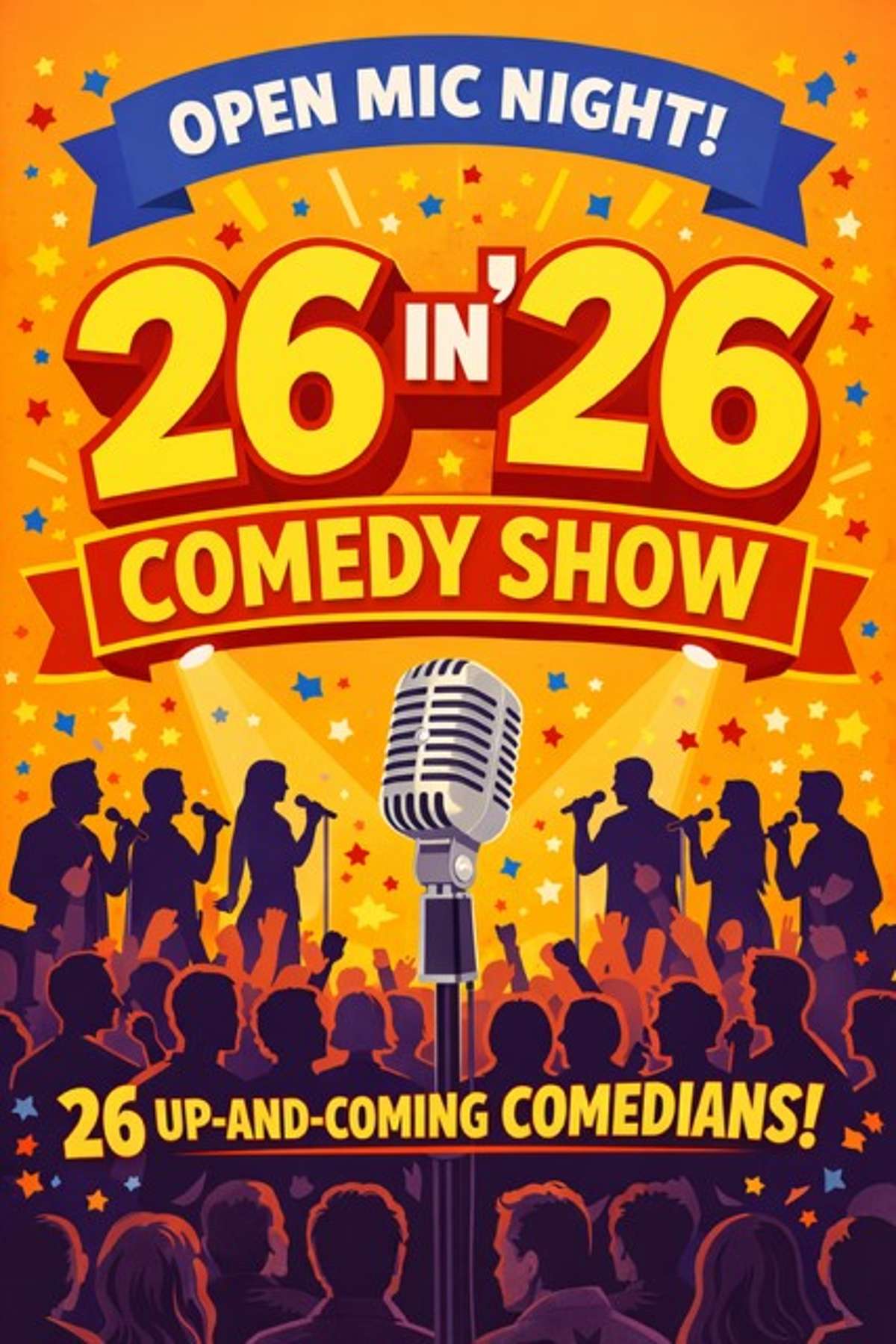 26 FOR 26 at Mark Ridley's Comedy Castle