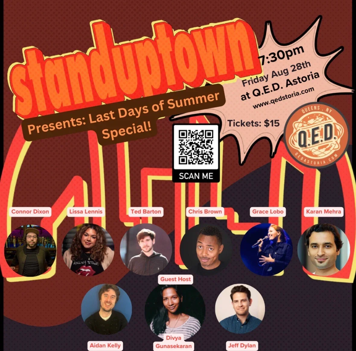 StandUpTown at Q.E.D. Astoria