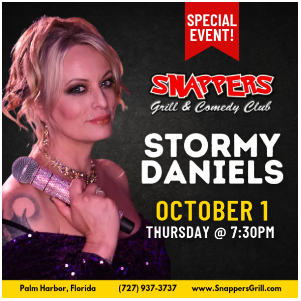 Stormy Daniels at Snappers Palm Harbor