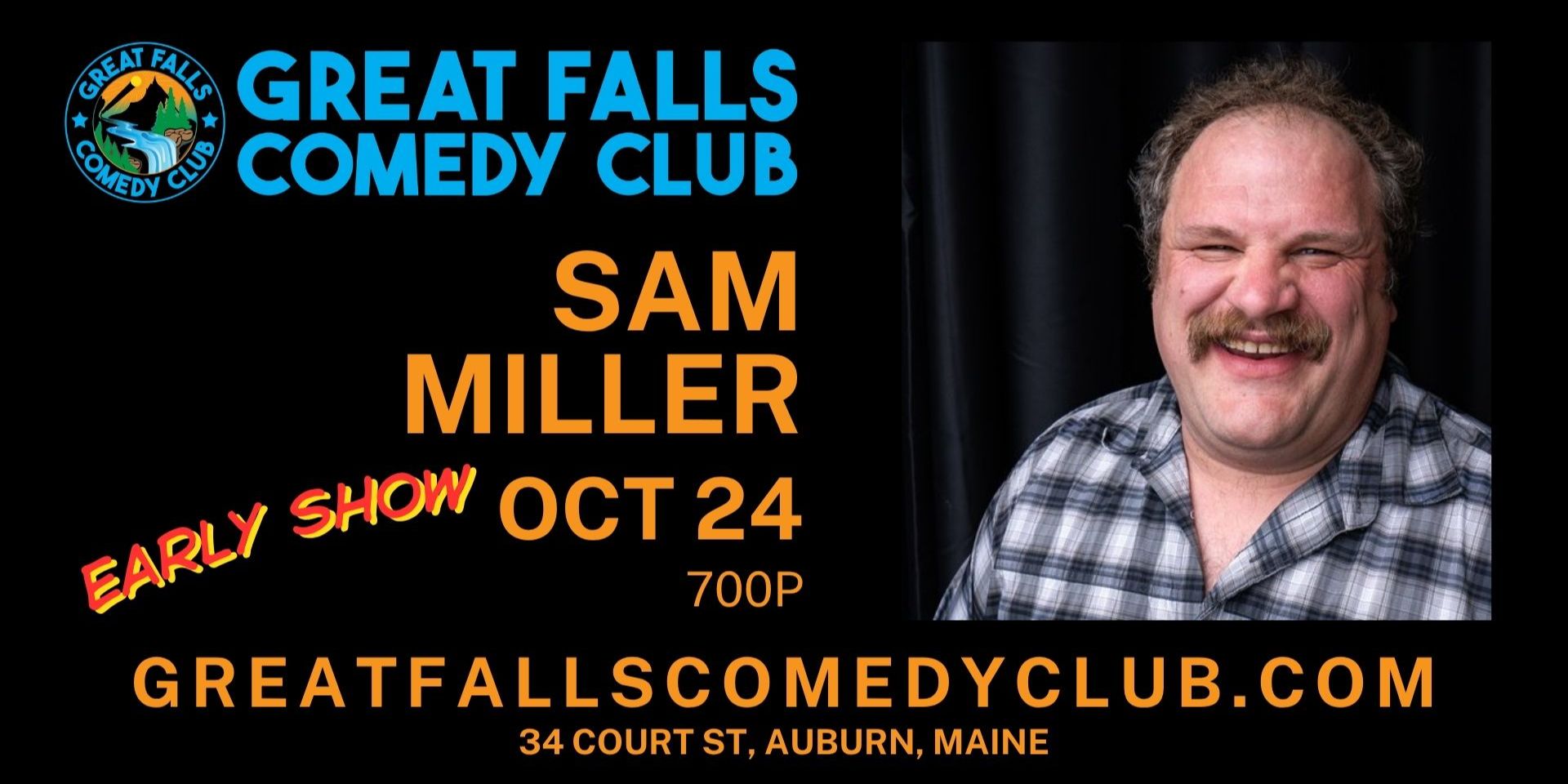 Sam Miller at Great Falls Comedy Club