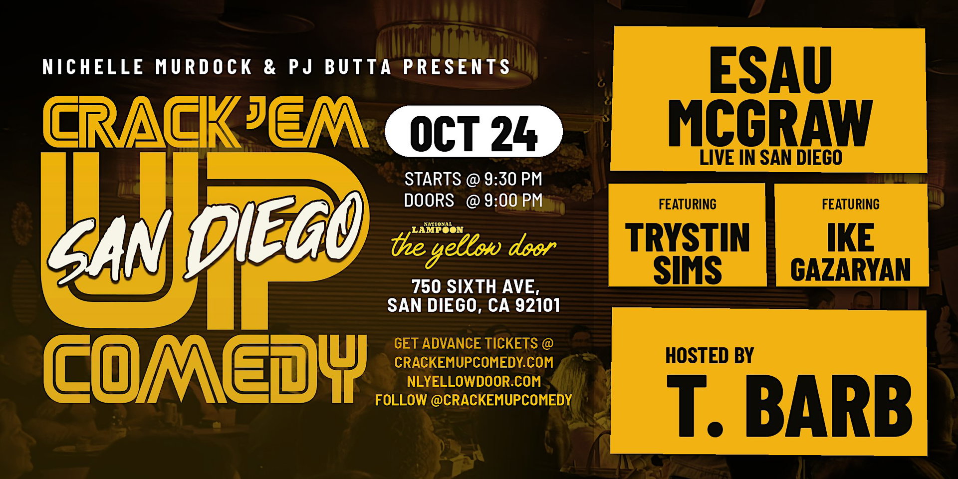 Crack 'Em Up Comedy at National Lampoon: The Yellow Door