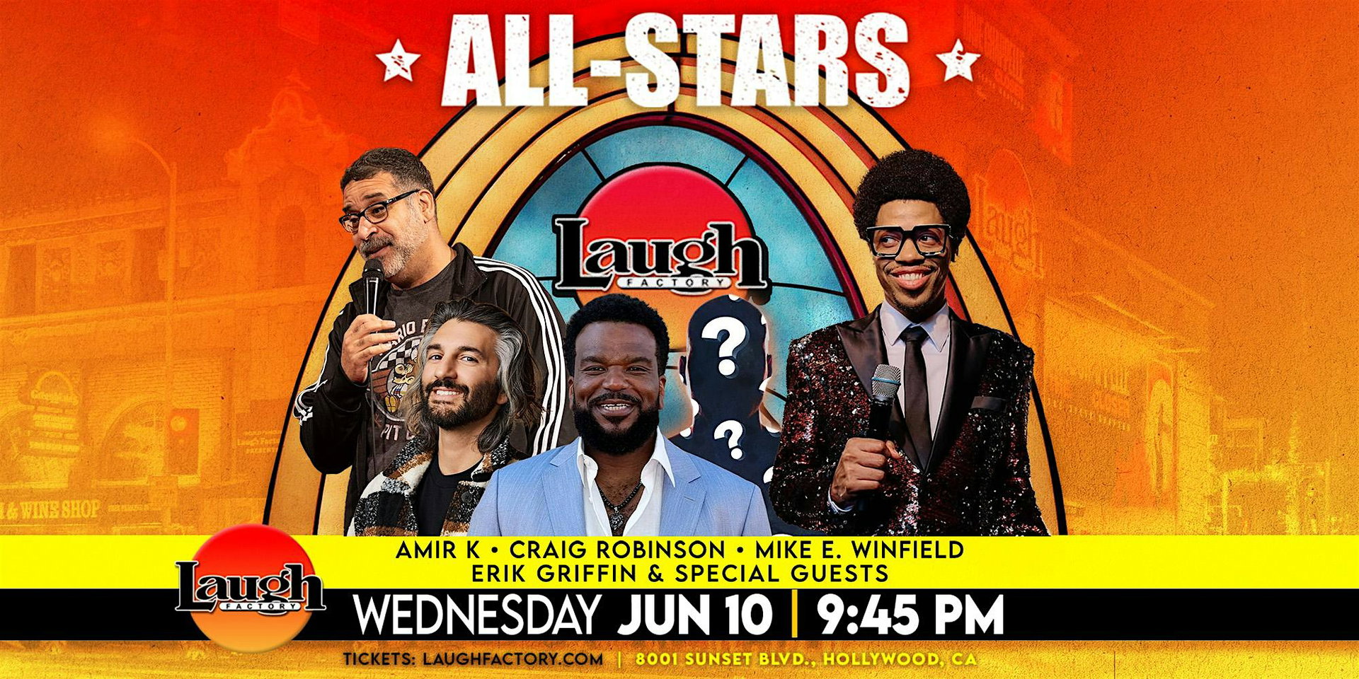 All-Star Comedy at The Laugh Factory Hollywood