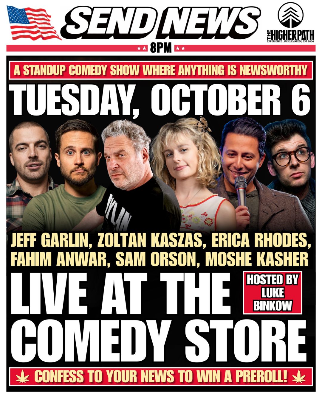 Send News at The Comedy Store