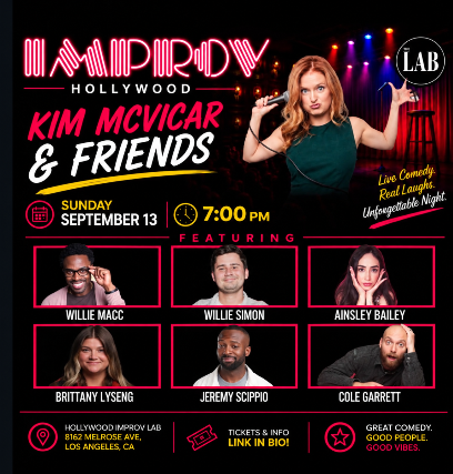 Kim McVicar & Friends at The Hollywood Improv