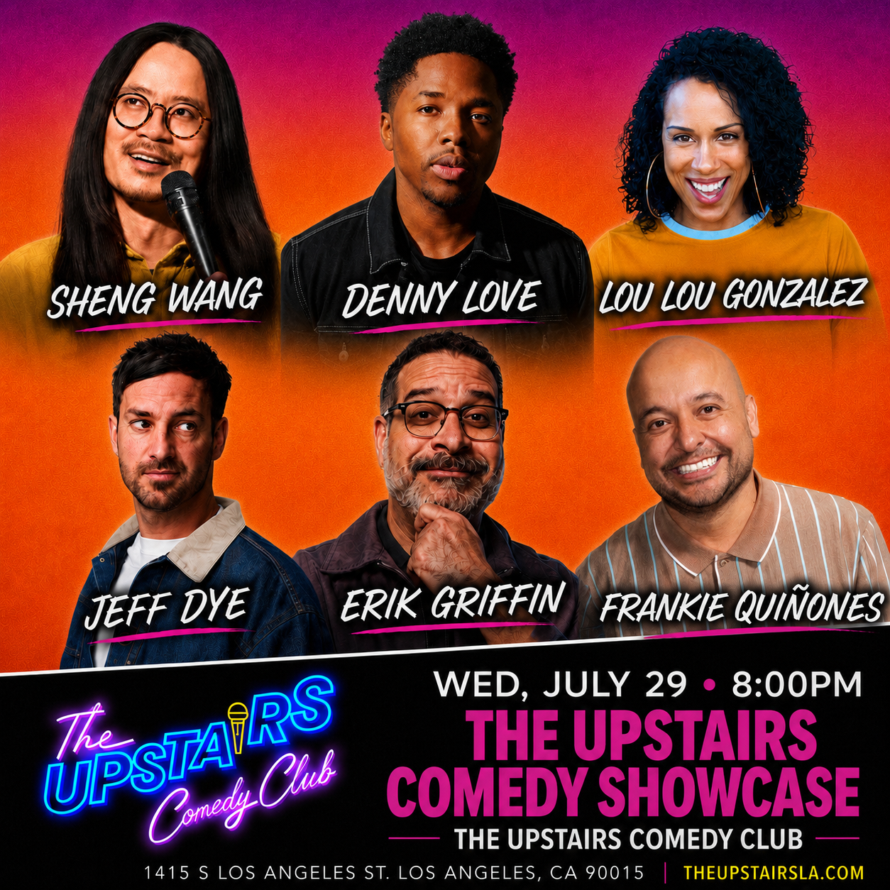 The Upstairs Comedy Showcase at The Upstairs Comedy Club