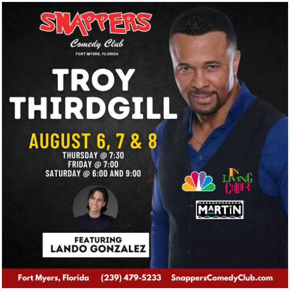 Troy Thirdgill at Snappers Comedy Club Fort Myers