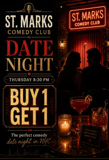Date Night at St. Marks Comedy Club