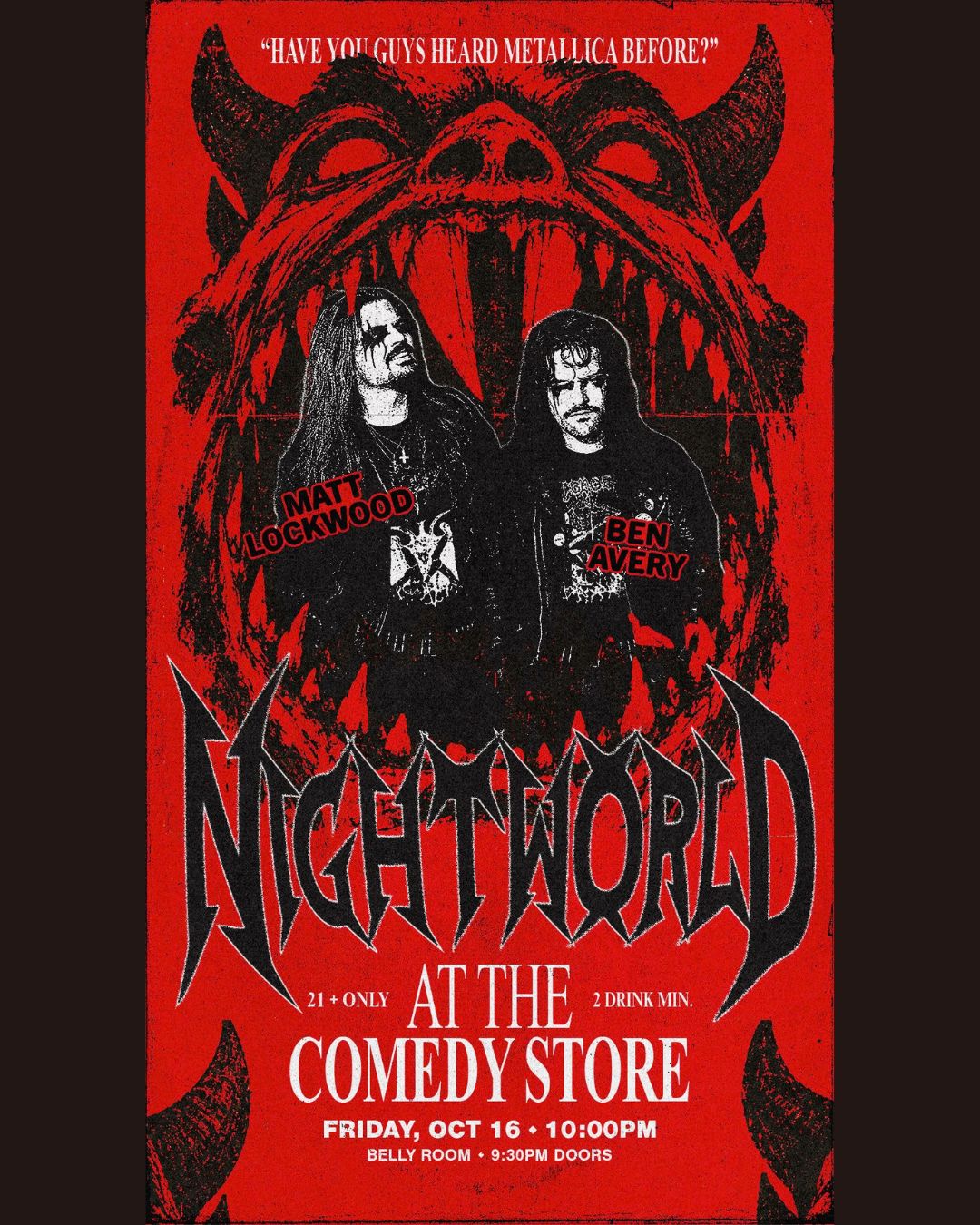 Nightworld at The Comedy Store