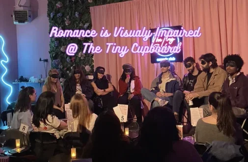 Romance is Visually Impaired at The Tiny Cupboard