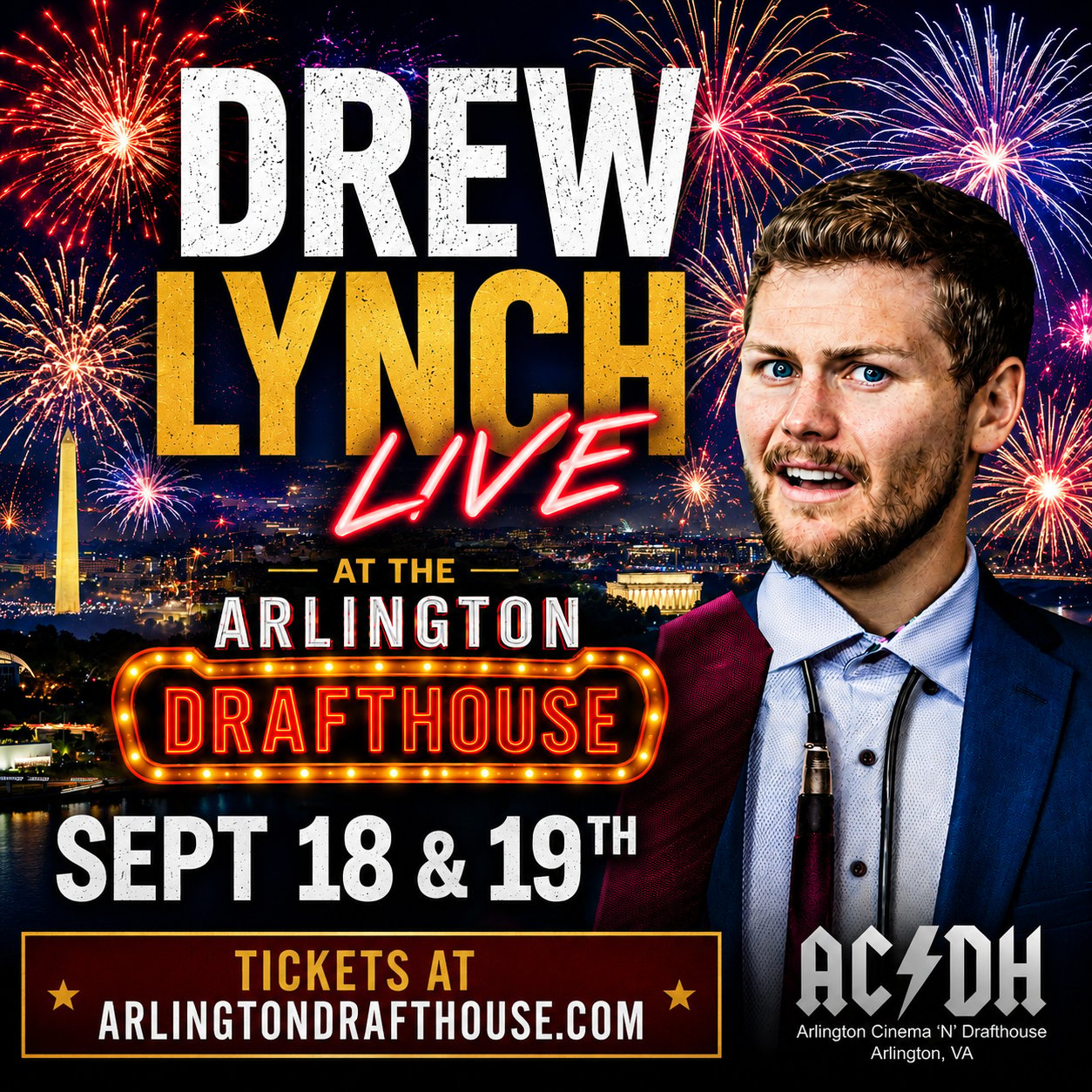 Drew Lynch at Arlington Drafthouse