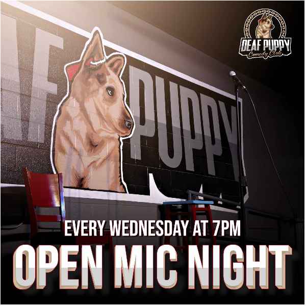 Wednesday Night Open Mic at Deaf Puppy Comedy Club