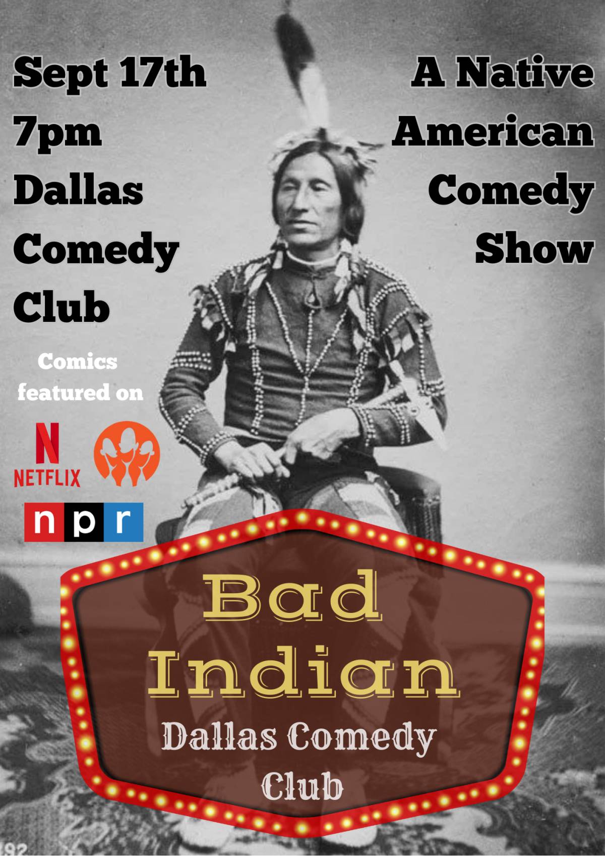 Bad Indian at Dallas Comedy Club