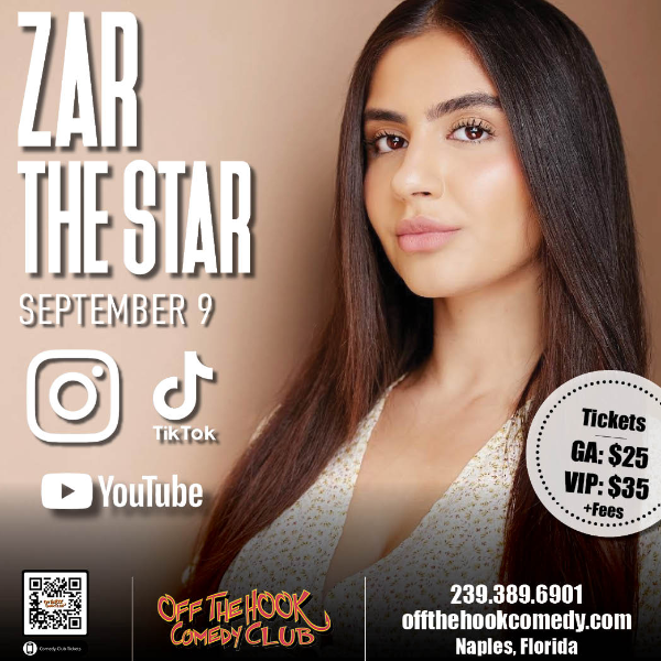 Zar the Star at Off The Hook Comedy Club