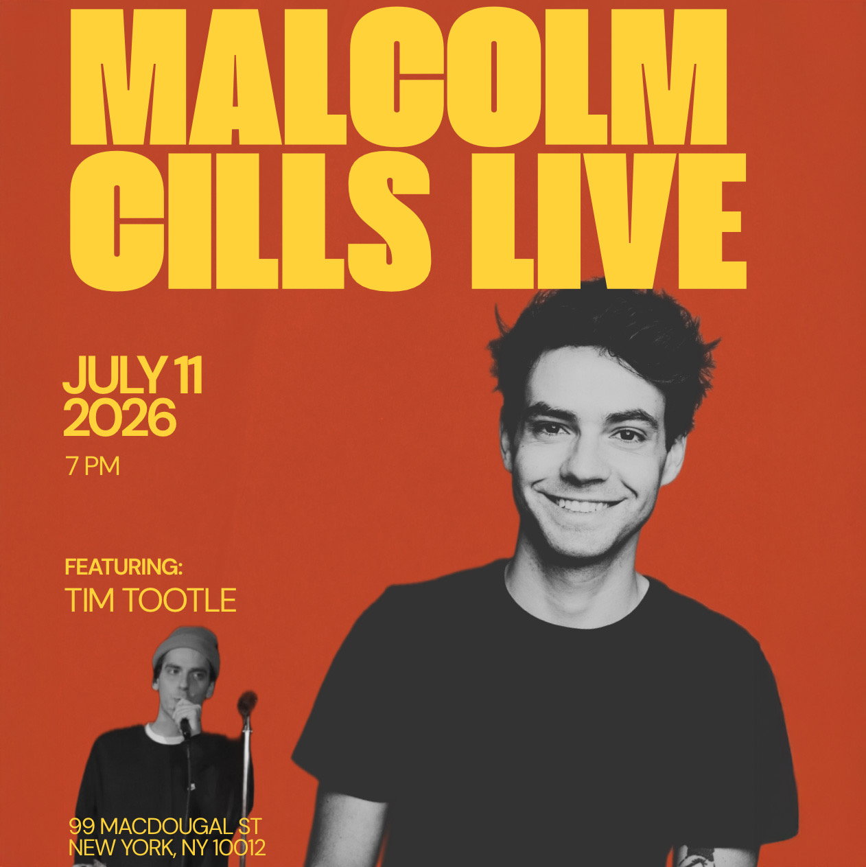 Malcolm Cills Live at Greenwich Village Comedy Club