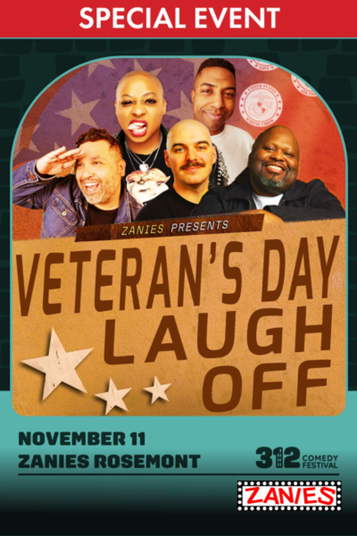 Veteran's Day Laugh Off at Zanies Comedy Club Rosemont