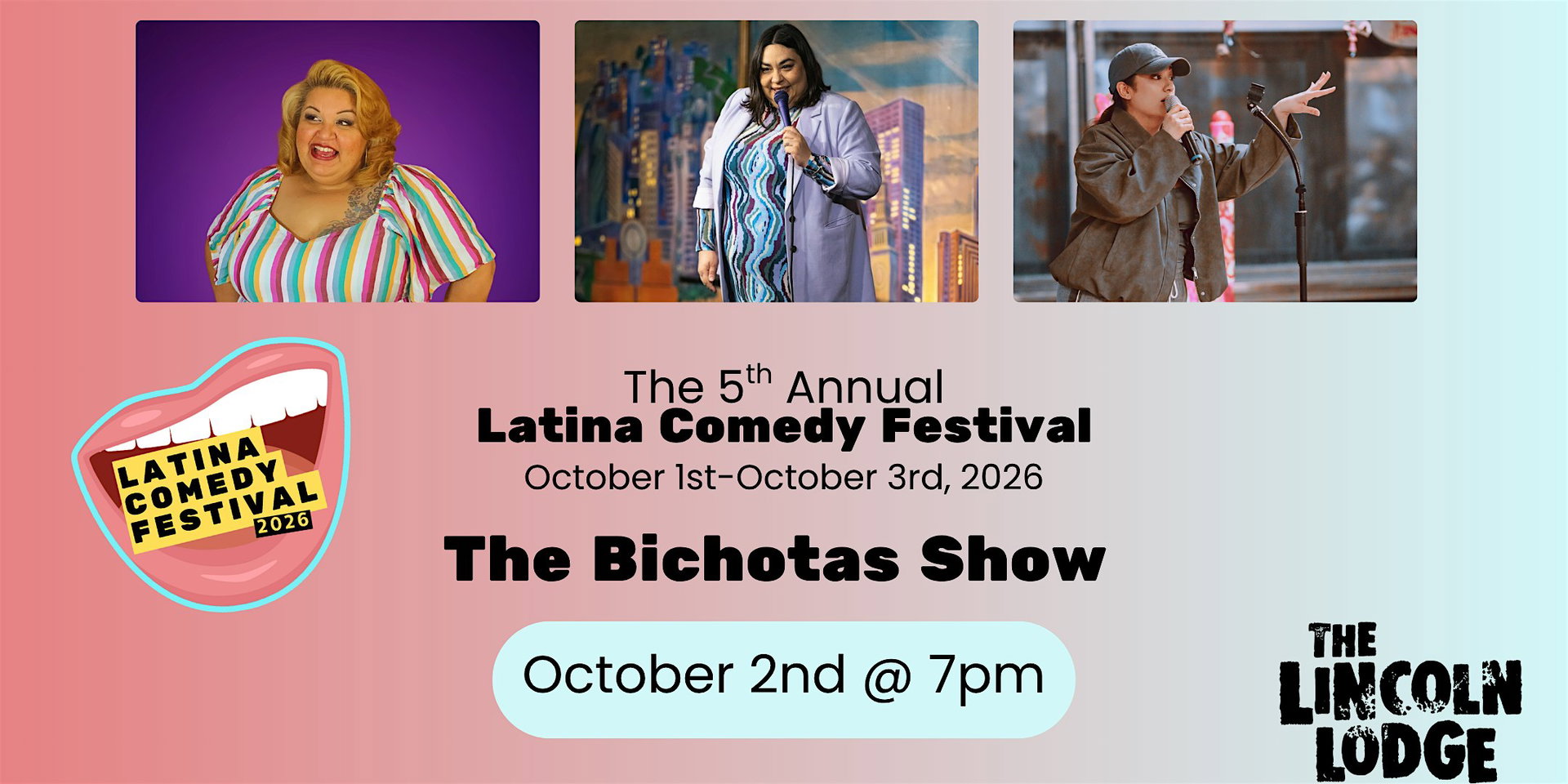 Latina Comedy Festival Presents at The Lincoln Lodge