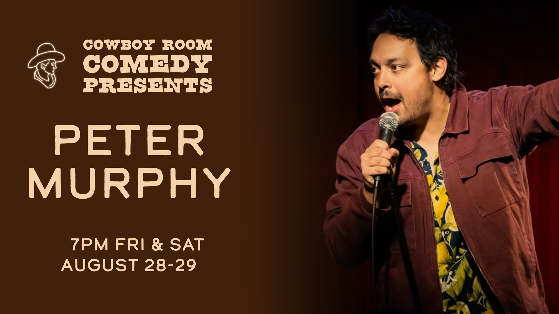 Peter Murphy at Cowboy Room Comedy