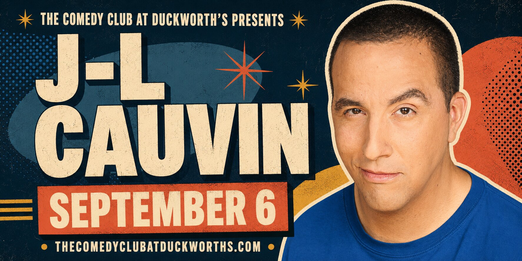 J-L Cauvin at The Comedy Club at Duckworth's