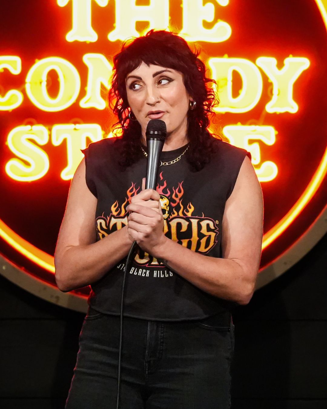 Steph Tolev at The Comedy Store