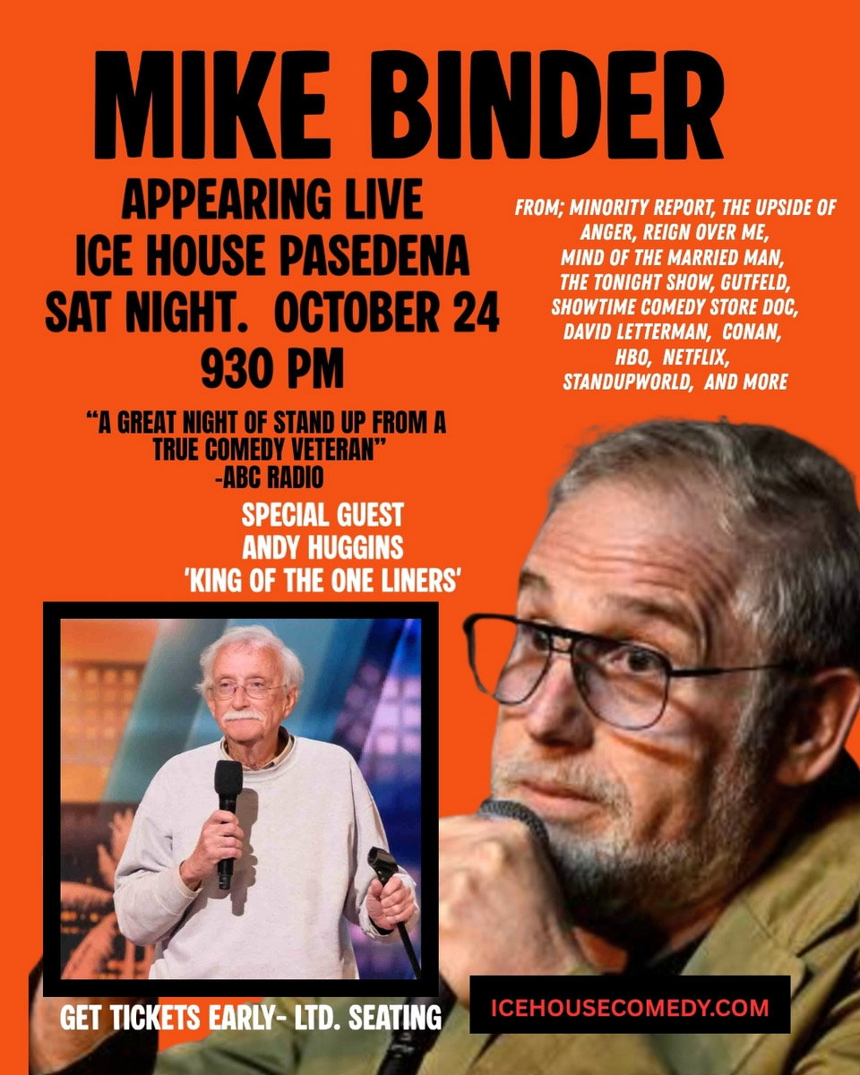 Mike Binder at The Ice House
