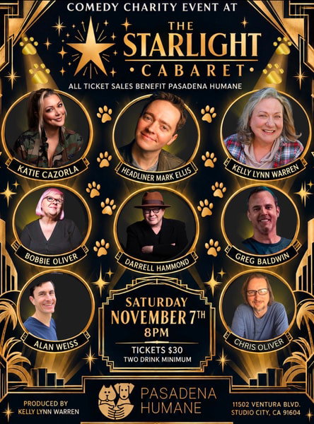 Comedy Charity Event Benefitting Pasadena Humane at The Starlight Cabaret