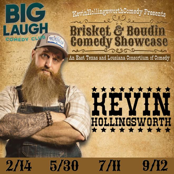 Brisket & Boudin Comedy Showcase at Big Laugh Comedy Club Fort Worth