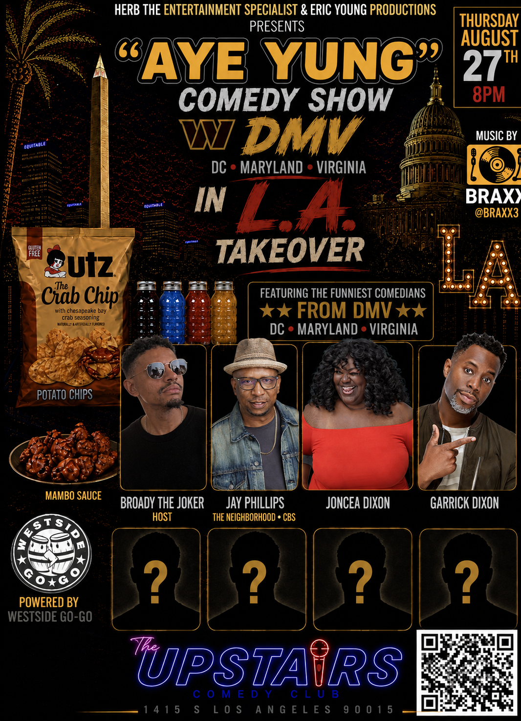 Aye Yung Comedy Show at The Upstairs Comedy Club