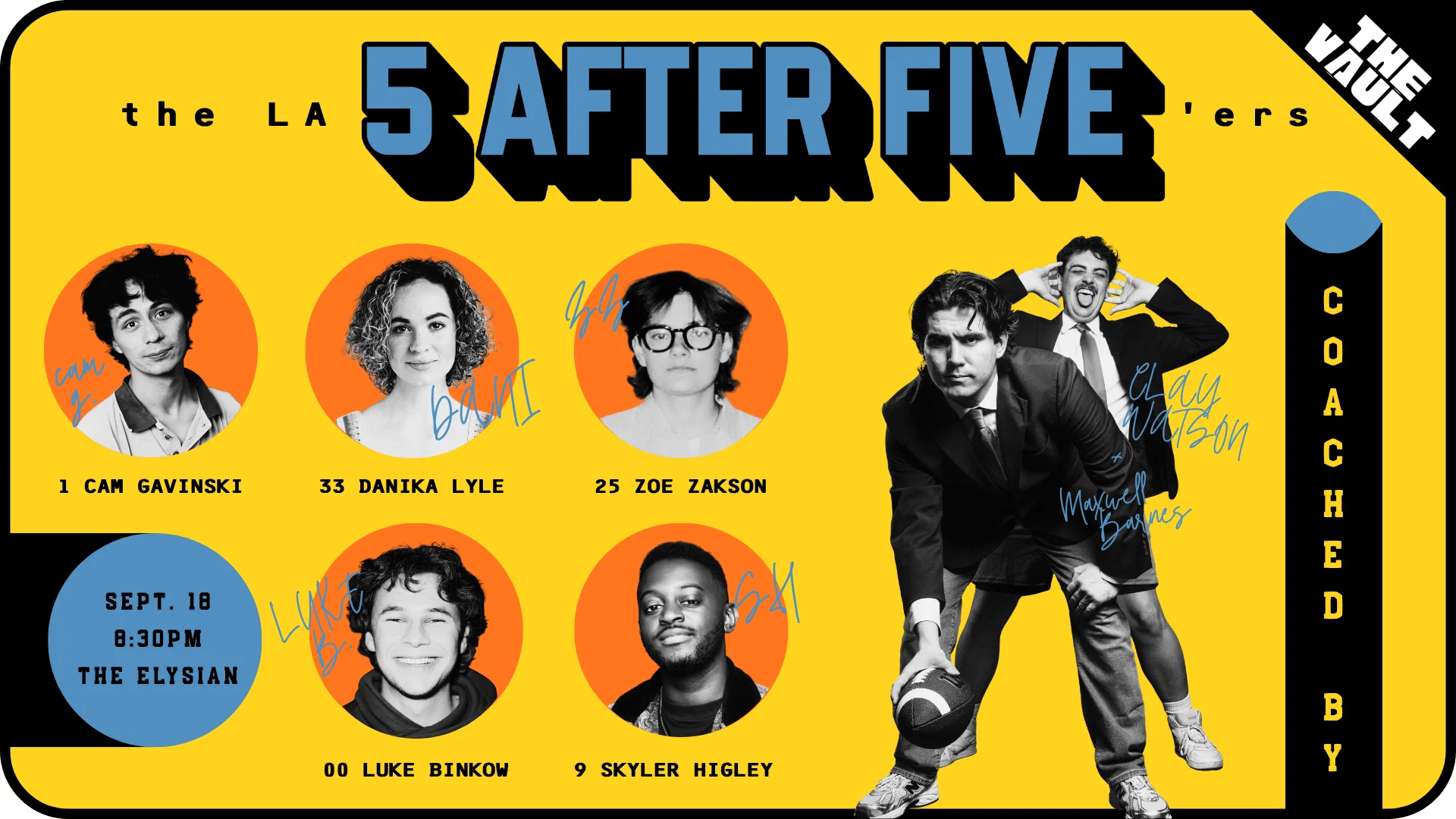 Five After 5 at The Elysian Theater
