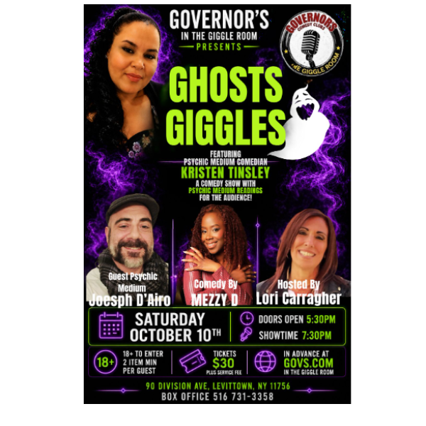 Ghosts Giggles at Governor's Comedy Club