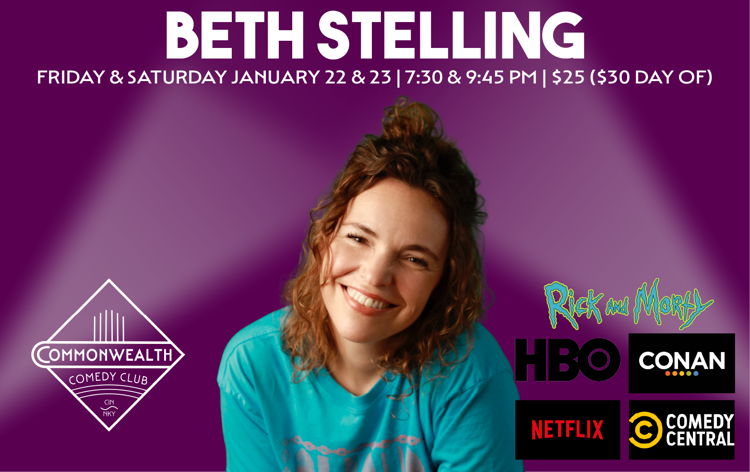 Beth Stelling at Commonwealth Comedy Club