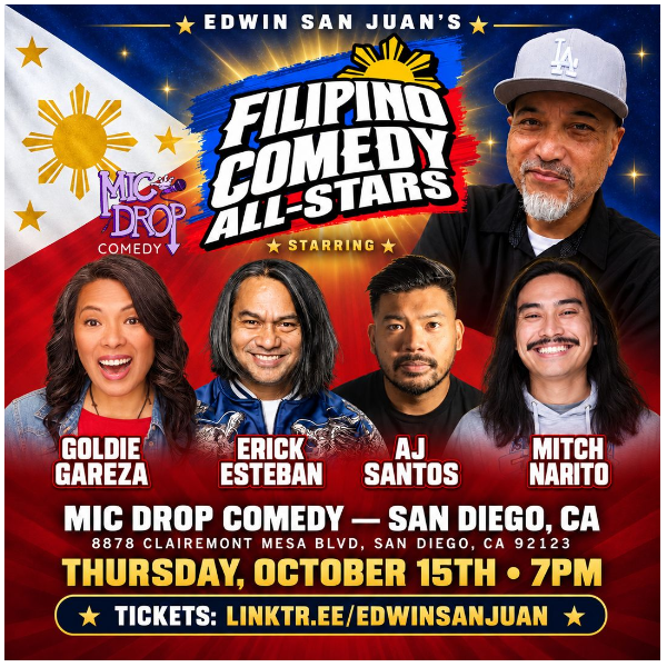 Filipino Comedy All-Stars at Mic Drop Comedy San Diego