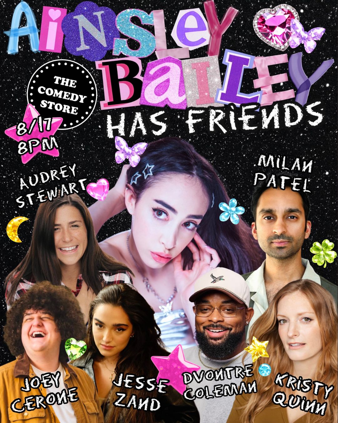 Ainsley Bailey Has Friends at The Comedy Store