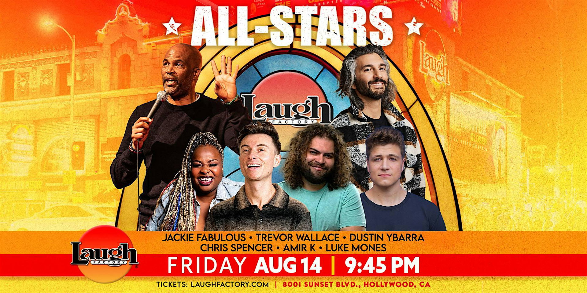 Friday Night All-Stars at The Laugh Factory Hollywood