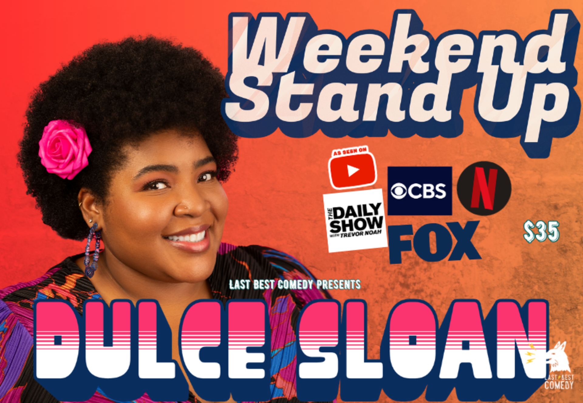 Friday Night Stand-Up with Dulce Sloan at Last Best Comedy