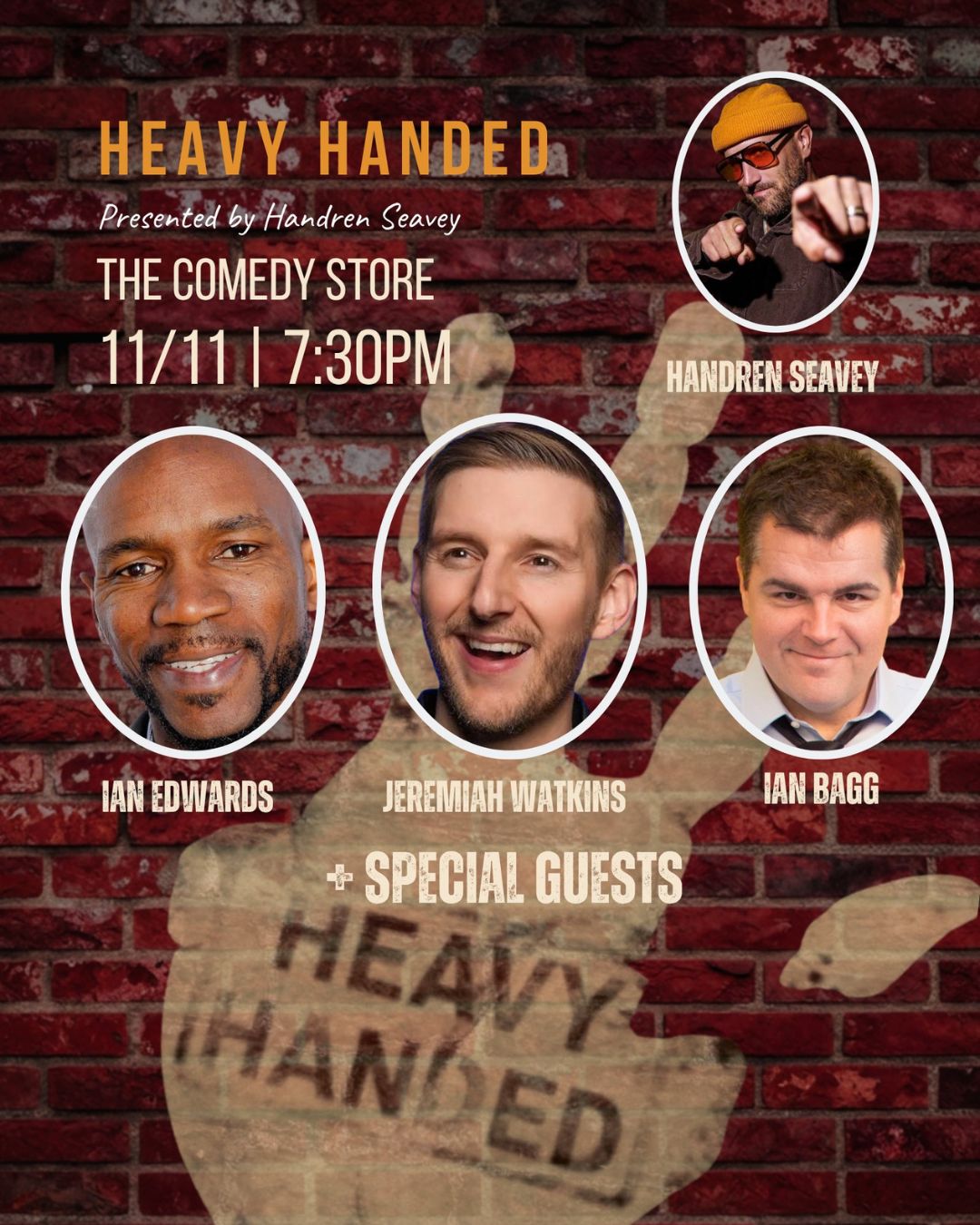Heavy Handed at The Comedy Store