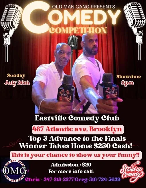 Old Man Gang Presents Comedy Competition at Eastville Comedy Club