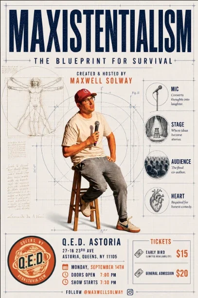 Maxistentialism at Q.E.D. Astoria