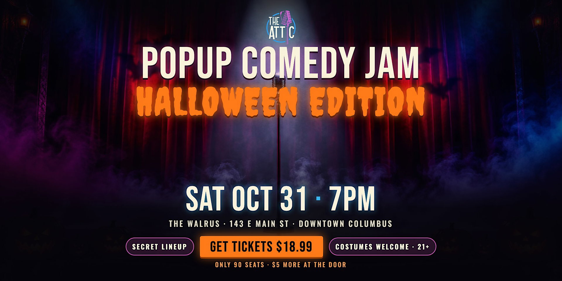Popup Comedy Jam at The Attic Comedy Club