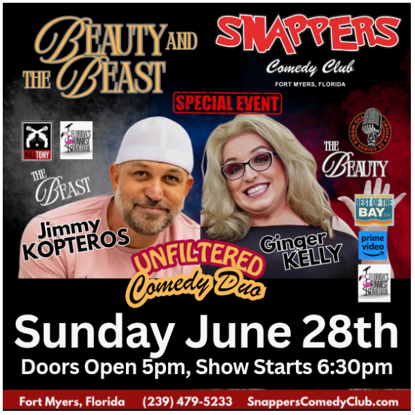 Beauty and the Beast at Snappers Comedy Club Fort Myers