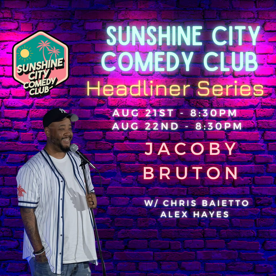 Jacoby Bruton at Sunshine City Comedy Club