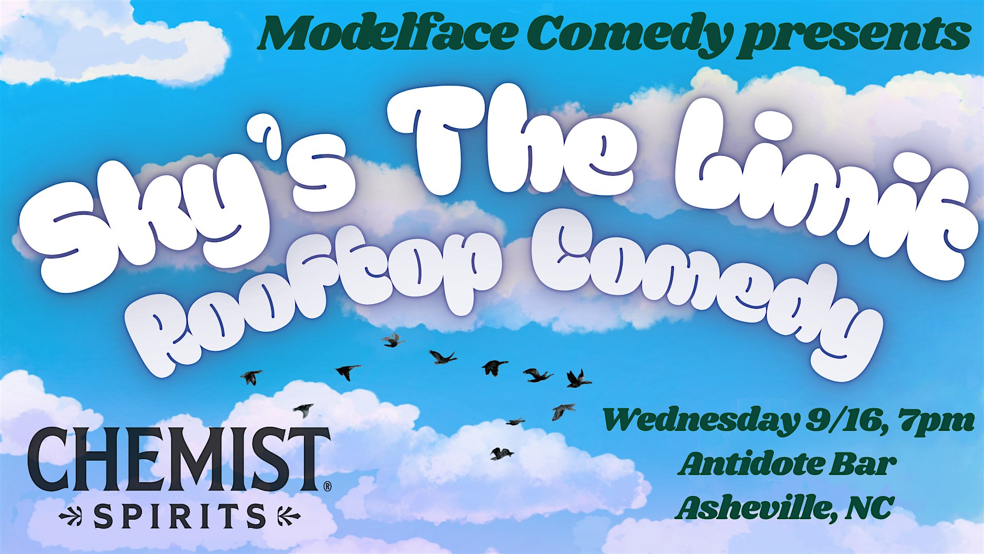 Sky's The Limit: Rooftop Comedy at Modelface Comedy