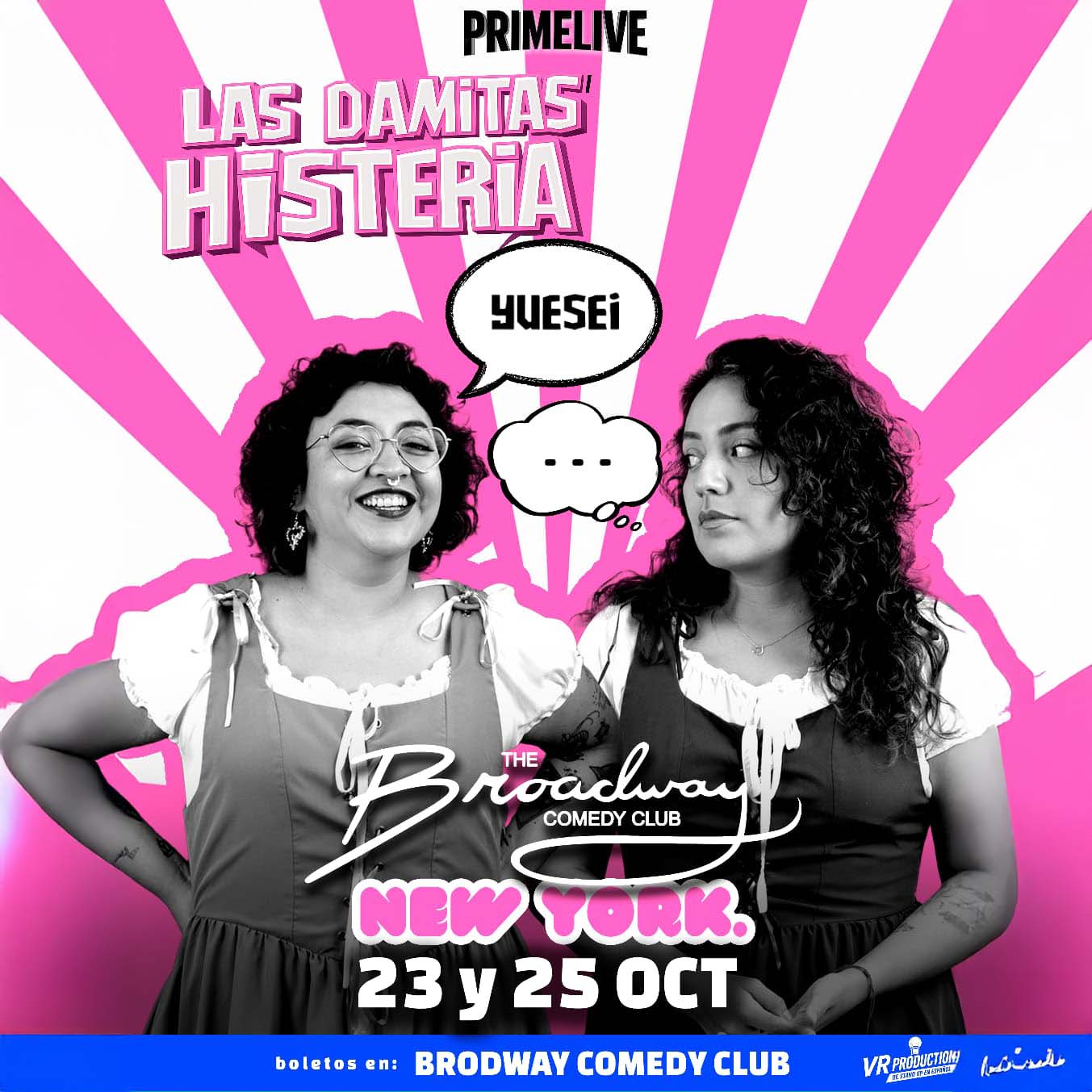 Las Damitas' Histeria at Broadway Comedy Club
