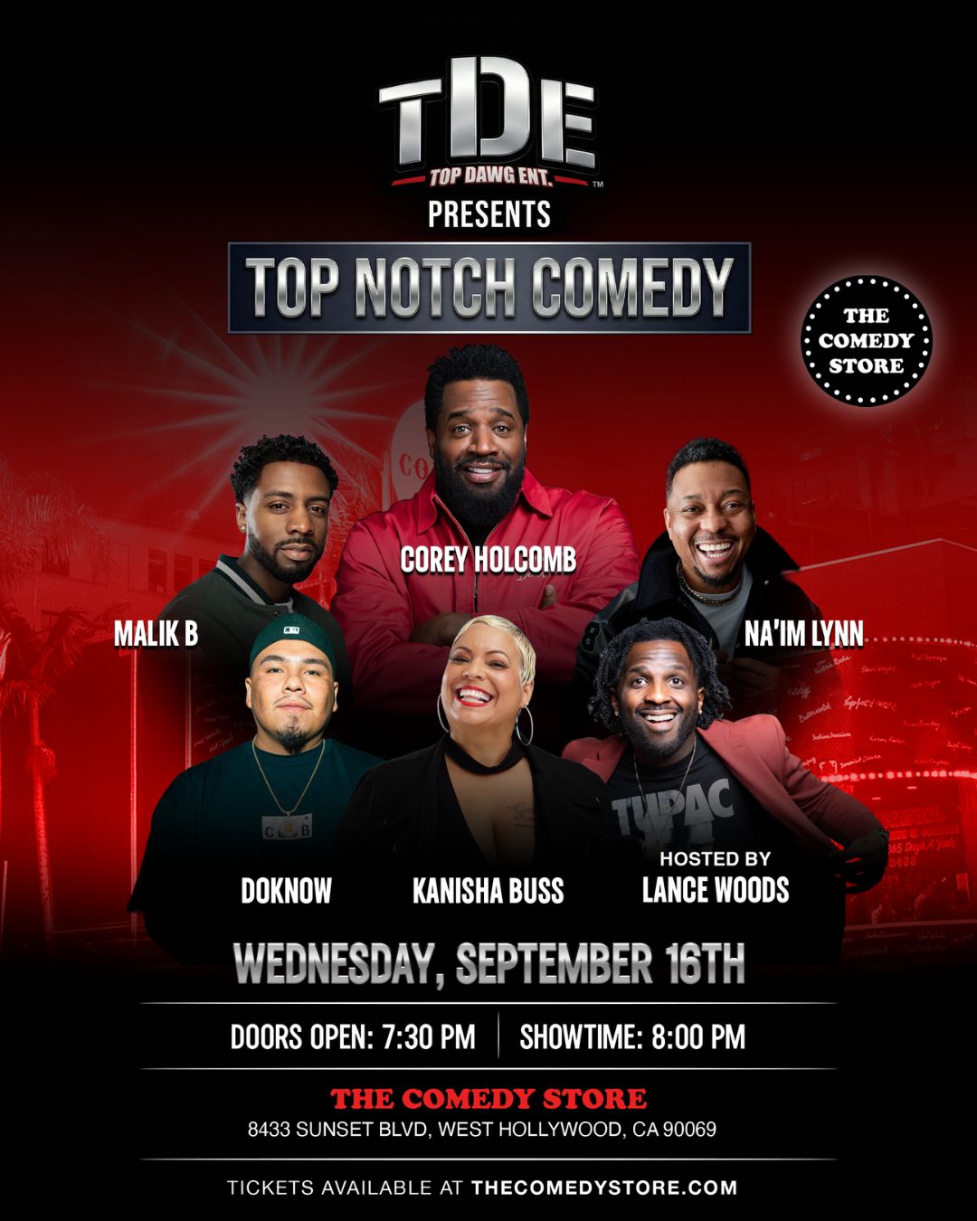 Top Notch Comedy at The Comedy Store